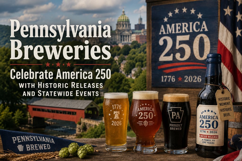 Pennsylvania Breweries Celebrate America 250 with Historic Releases and Statewide Events