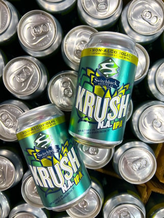 Switchback Brewing Co. Adds KRUSH N.A. IPA to Year-Round Lineup