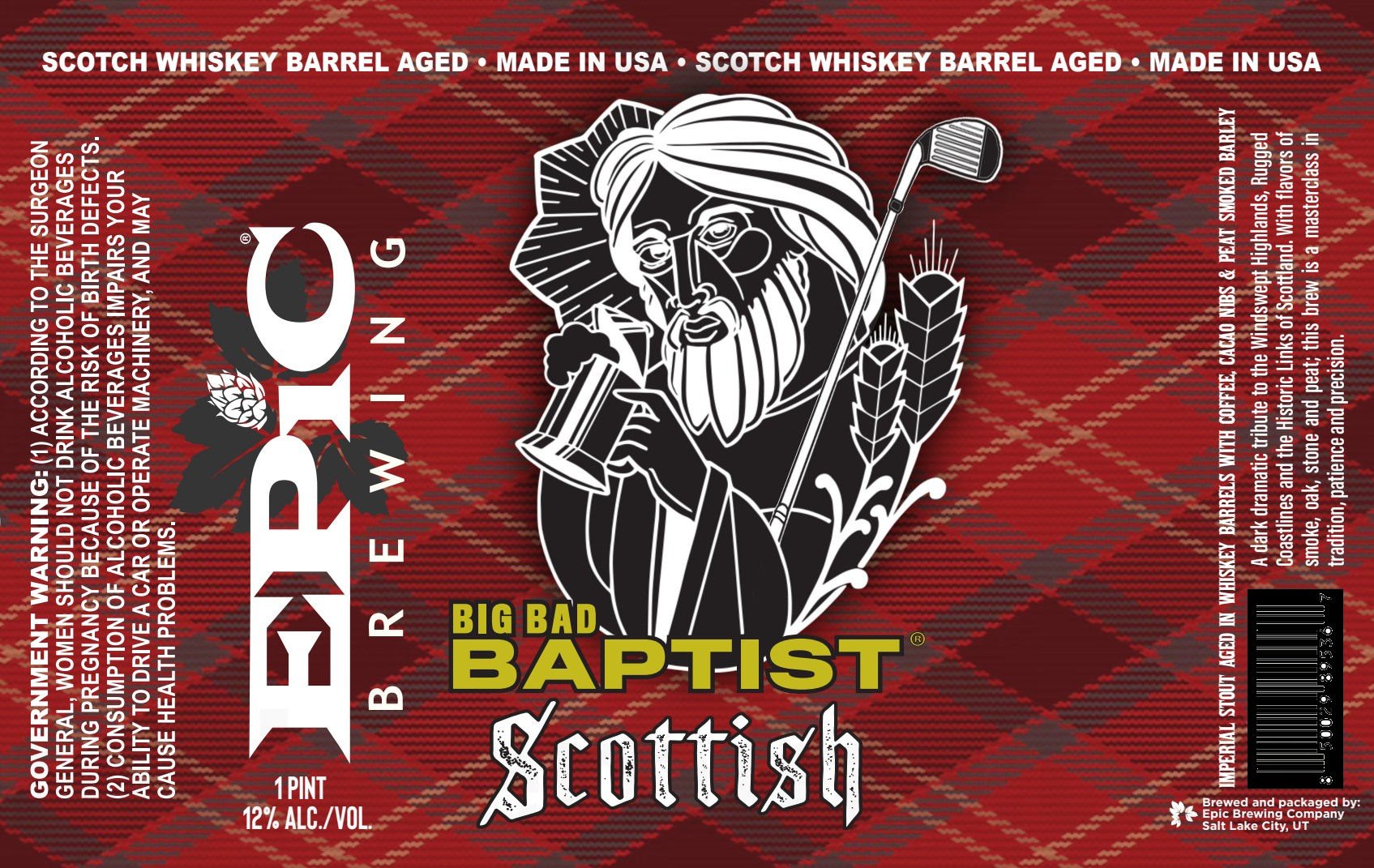 2026 Epic Brfewing Big Bad Baptist Scottish 16-oz Cans