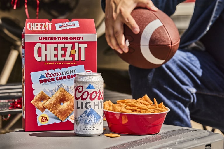 Something Cheesy Has Been Brewing: Cheez-It® And Coors Light Debut New Limited-Edition Beer Cheese Flavored Crackers