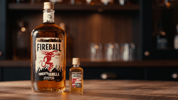 Hi Vanilla. Meet Fireball. Fireball Torch’d Vanilla Reimagines the Classic Flavor You Thought You Knew, Available for a Limited Time Only.