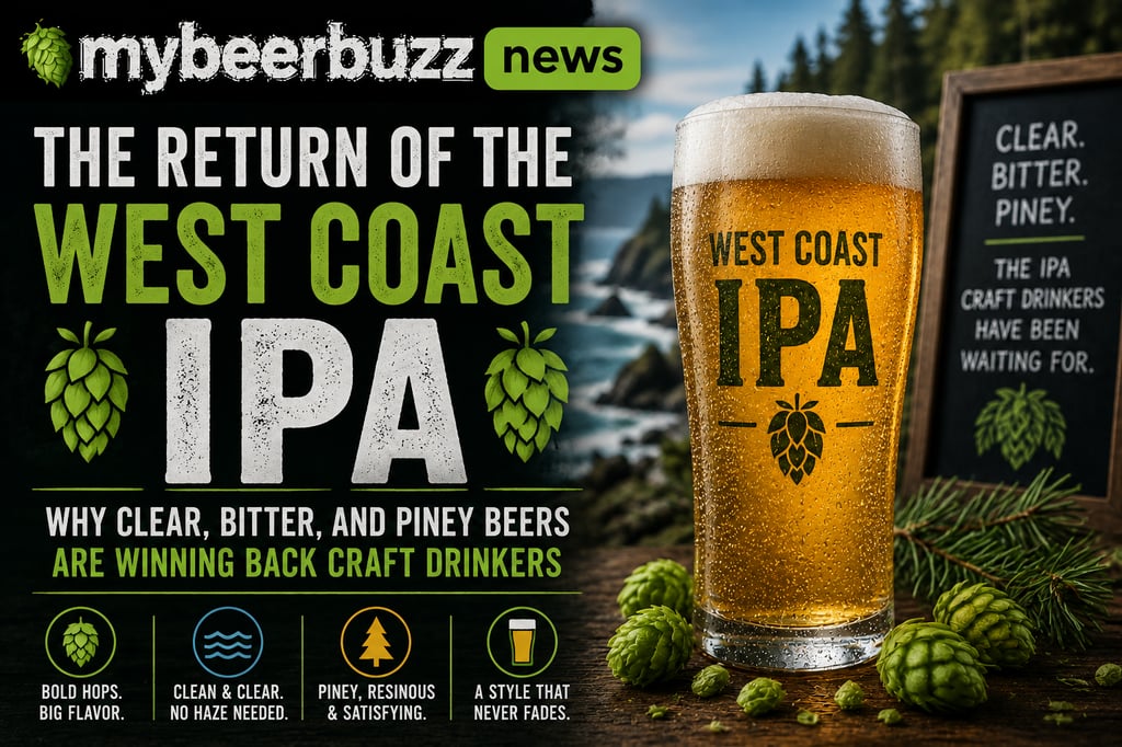 The Return of the West Coast IPA: Why Clear, Bitter, and Piney Beers Are Winning Back Craft Drinkers
