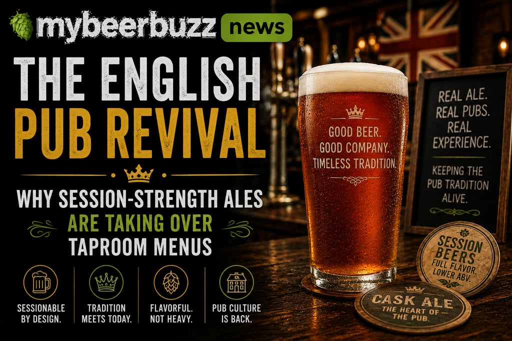 The English Pub Revival: Why Session-Strength Ales Are Taking Over Taproom Menus