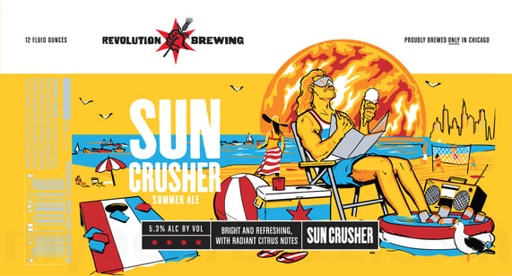 2026 Revolution Brewing Sun Crusher 12-oz Cans