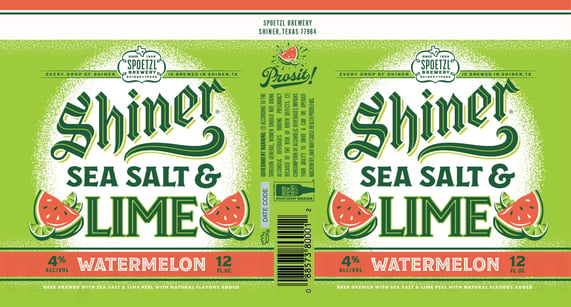 2026 Shiner Sea Salt & Lime Watermelon 12-oz Cans
