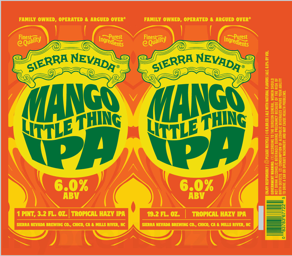 Sierra Nevada Updating Torpedo Extra IPA, Atomic Torpedo Imperial IPA, Springfest & Mango Little Thing 12 2026 Sierra Nevada Mango Little Thing 19.2-oz Cans
