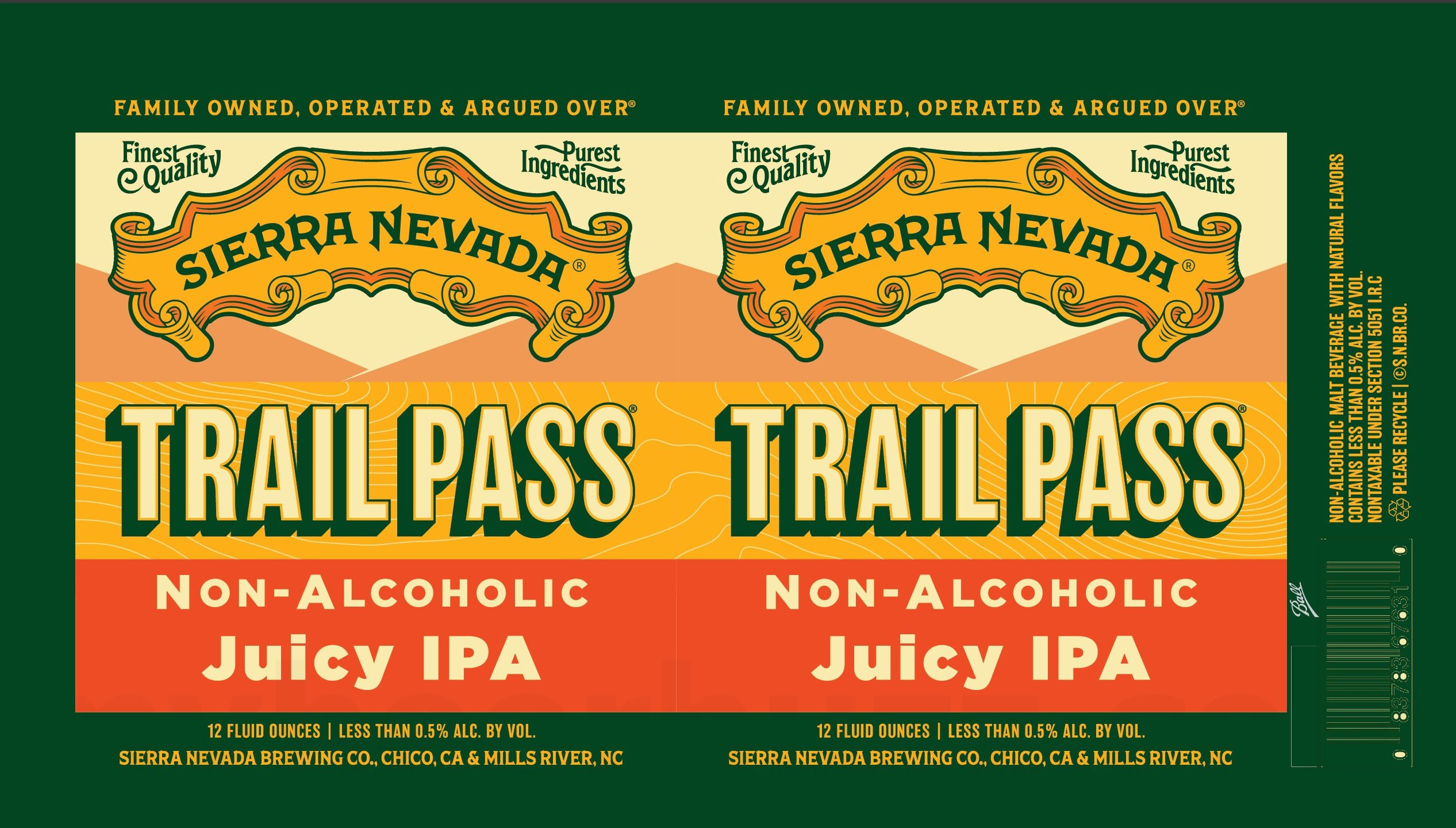Sierra Nevada Trail Pass Golden, Hazy IPA, IPA, Juicy IPA & Trail Pass Brewveza Get New Can Packaging 12 Sierra Nevada Trail Pass Juicy IPA