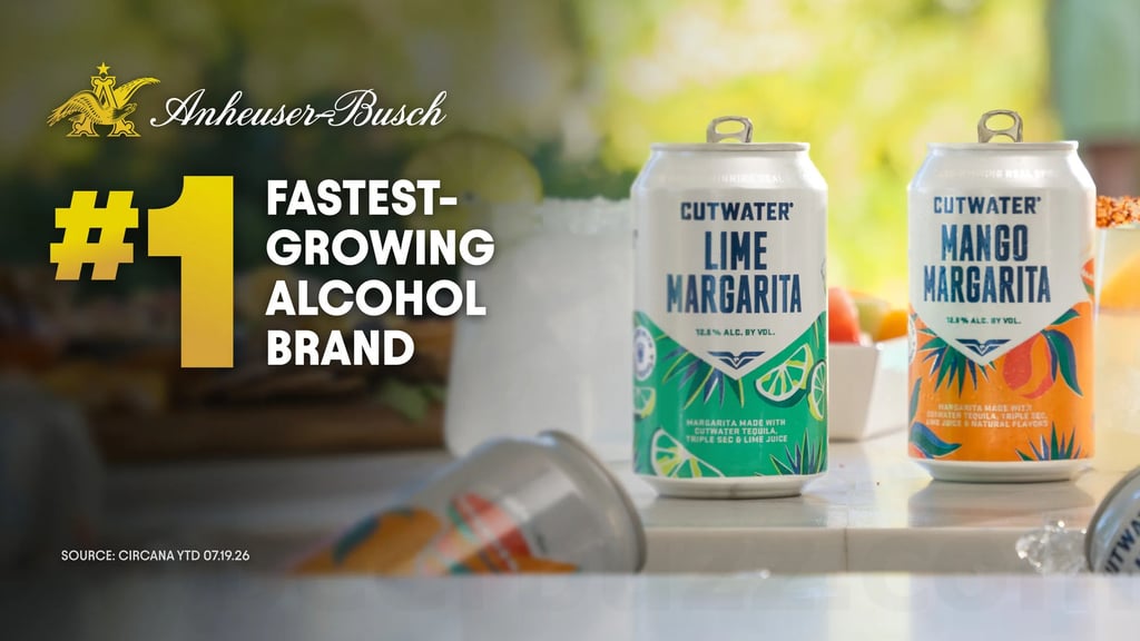 Cutwater Strengthens Anheuser-Busch’s Position in Spirits as Brand Continues Rapid Growth