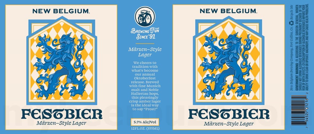 New Belgium Festbier Märzen-Style Lager Returning For 2026