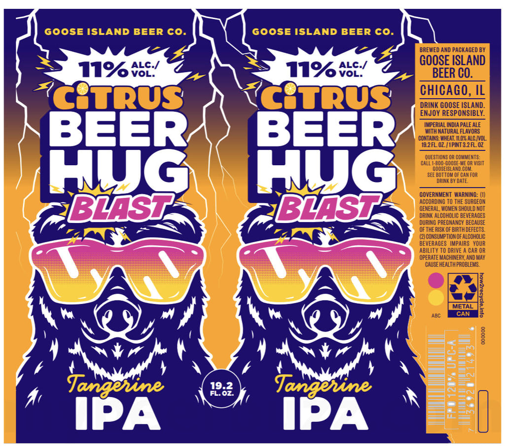 Goose Island Reveals Citrus Beer Hug Blast Tangerine IPA