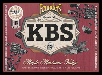 Founders KBS Maple Mackinac Fudge Coming To 2026 Barrel Aged Series