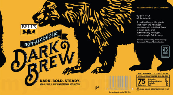 2026 Non-Alcoholic Dark Brew 12-oz Cans