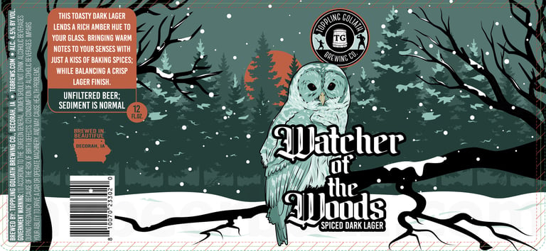2026 Toppling Goliath Watcher Of The Woods 12-oz Cans
