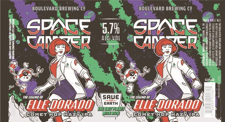 2026 Bourlevard Space Camper The Legend Of Elle Dorado 12-oz Cans