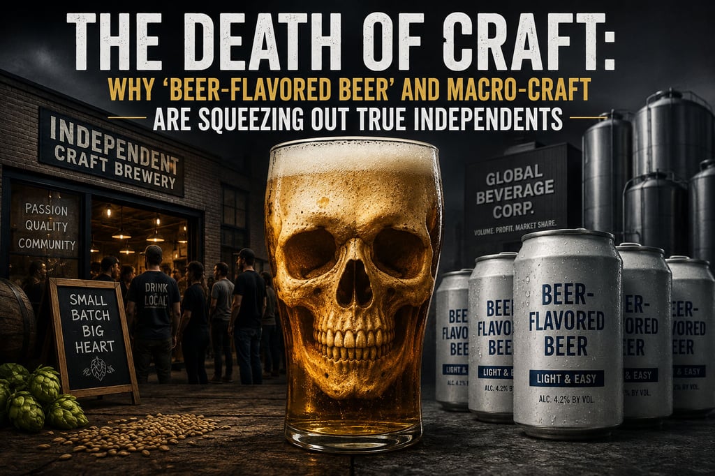 The Death of Craft: Why 'Beer-Flavored Beer' and Macro-Craft Are Squeezing Out True Independents 16 The Death of Craft: Why 'Beer-Flavored Beer' and Macro-Craft Are Squeezing Out True Independents