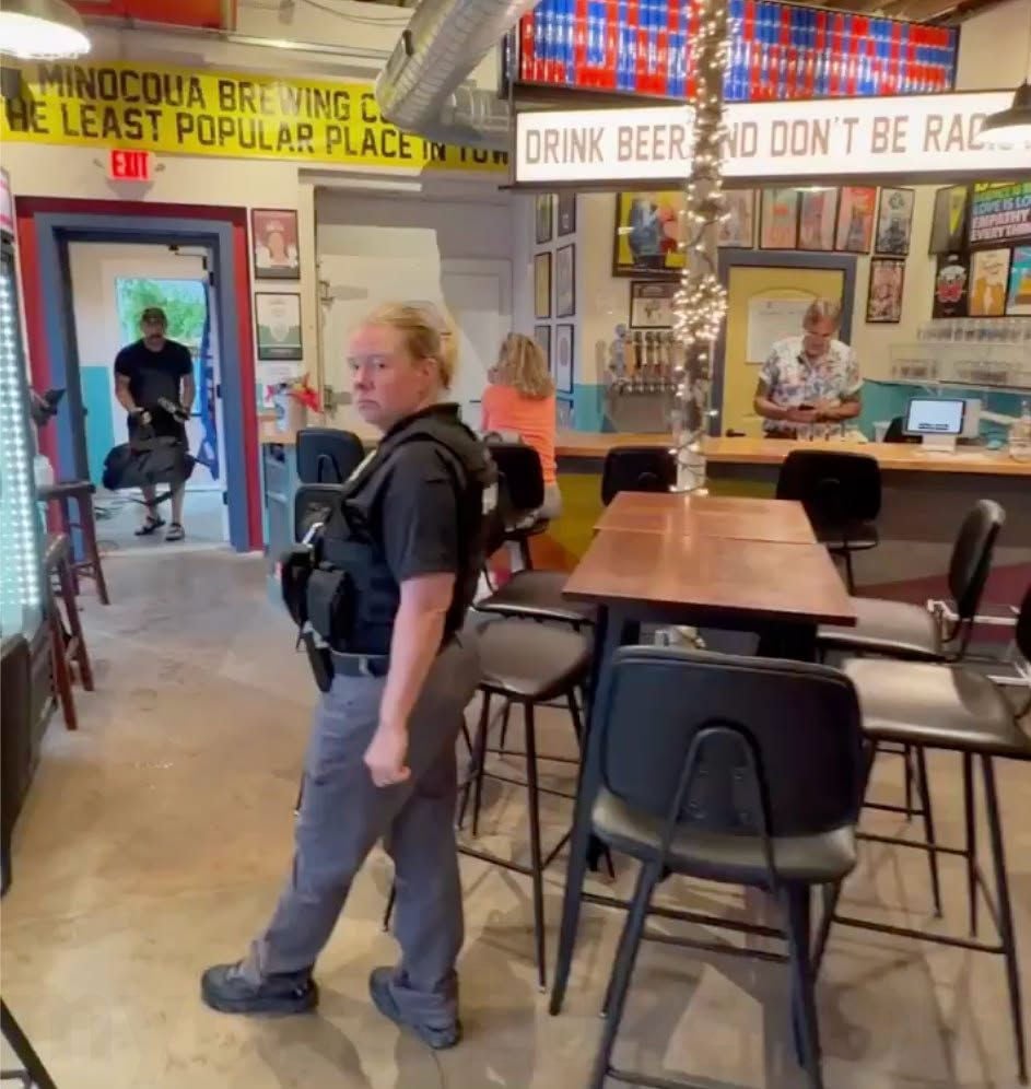 "Free Beer The Day Trump Dies": Minocqua Brewing Company Now Facing Wisconsin’s Department of Revenue Threat To Revoke Their License 8 Minocqua Brewing Company Raid