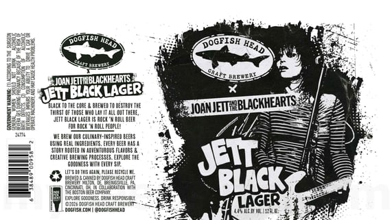 2026 Dogfish Head Jett Black Lager 12-oz Cans