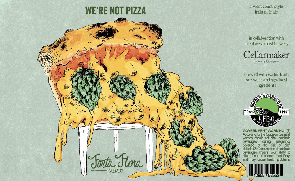 Fonta Flora & Cellarmaker Collaborate On We’re Not Pizza