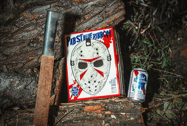 Pabst Blue Ribbon and Jason Universe Turn a 12-Pack Into a Killer Mask