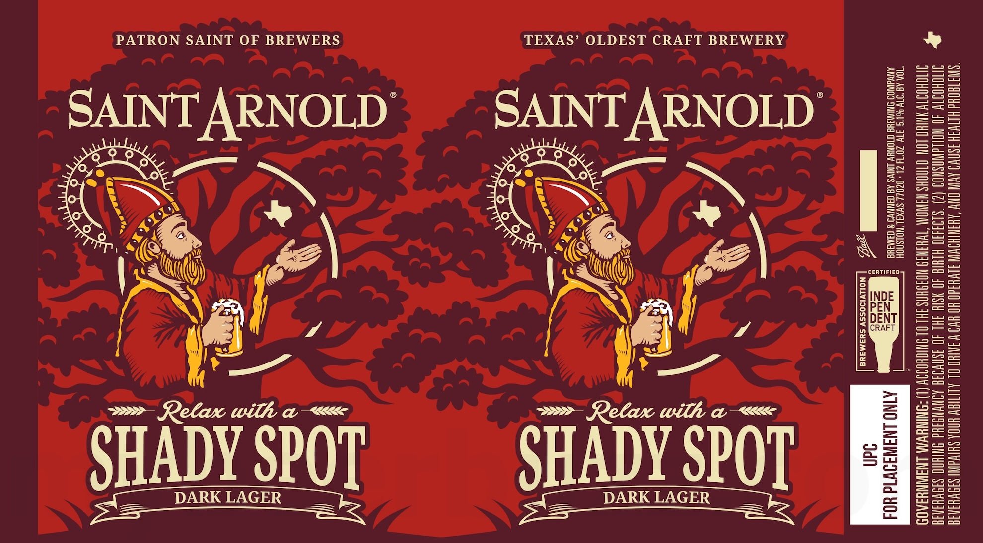 Saint Arnold Adding West Coast IPA & Shady Spot 8 2026 Saint Arnold Shady Spot 12-oz Cans