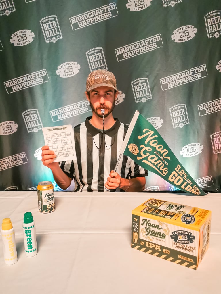 Lakefront Brewery Celebrates Their Noon Game IPA With Real-Time Football Bingo At The Beer Hall