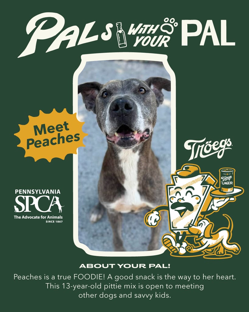 Tröegs and PSPCA launch “PALs With Your Pal” Pet Adoption Program