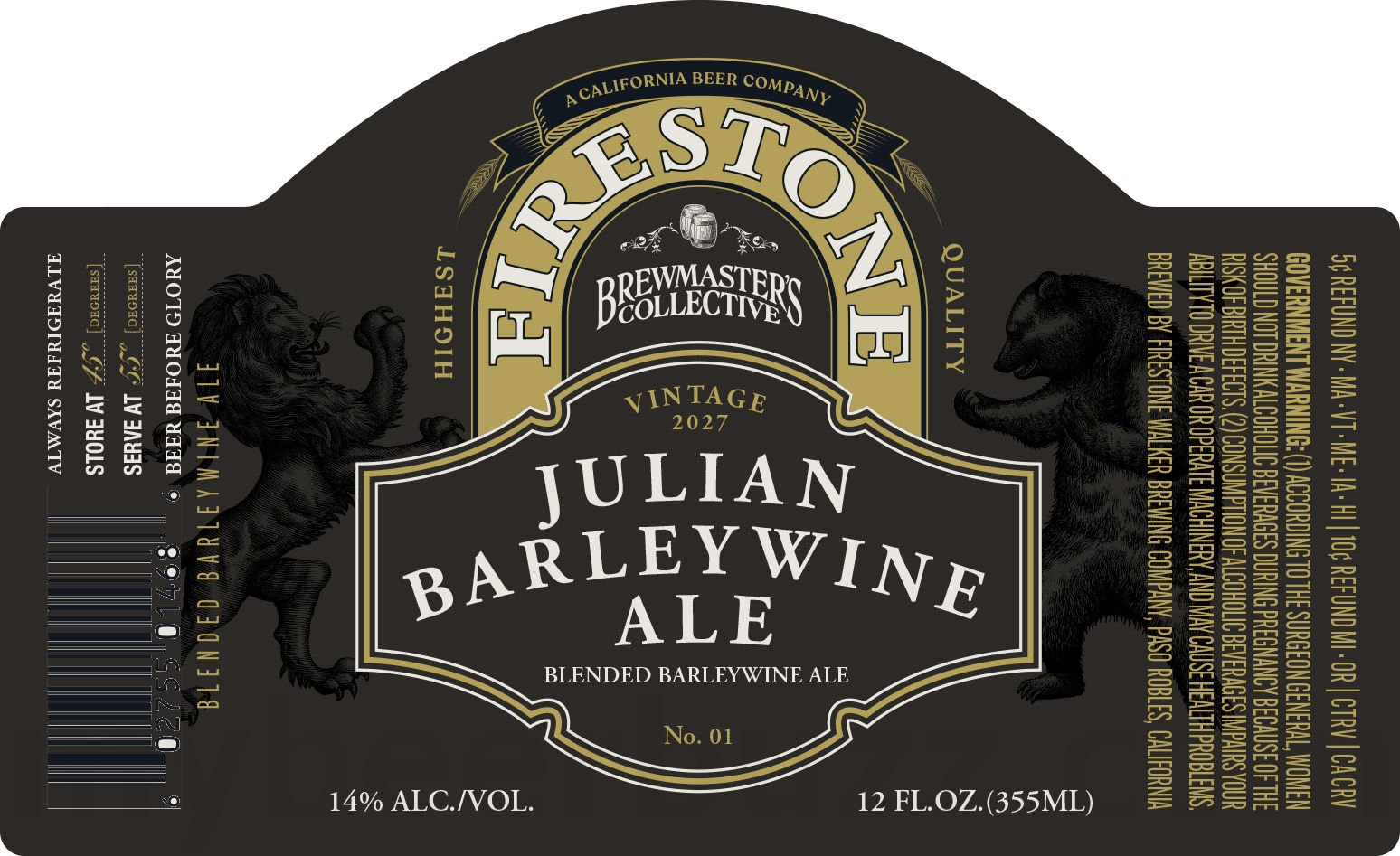 Firestone Walker 2027 Parabola & 2027 Julian Barleywine Ale 8 Firestone Walker 2027 Julian
