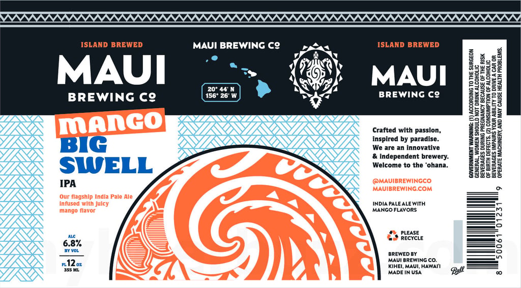 Maui Brewing Prepares Two New Fruit-Infused Beers 11 Maui Brewing Co. Mango Big Swell