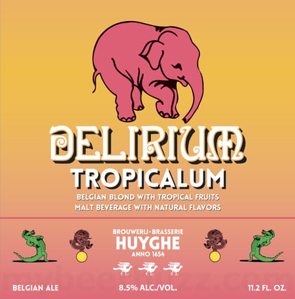 2026 Brouwerij Huyghe Delirium Tropicalum 11.2-oz Bottles