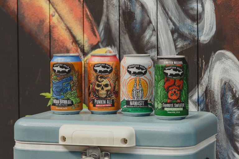 Dogfish Head fall beers