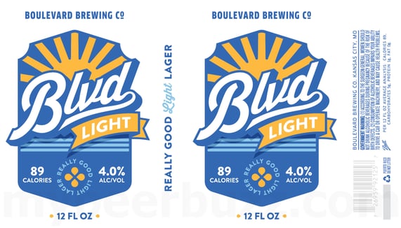 Boulevard Brewing BLVD Light