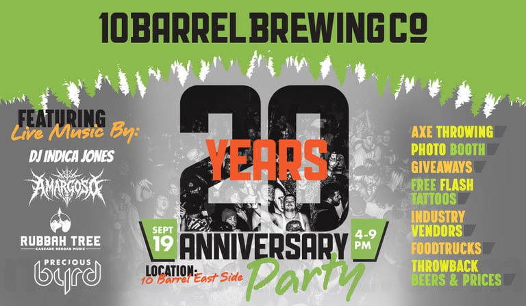 10 Barrel Brewing Bend Birthday Bash