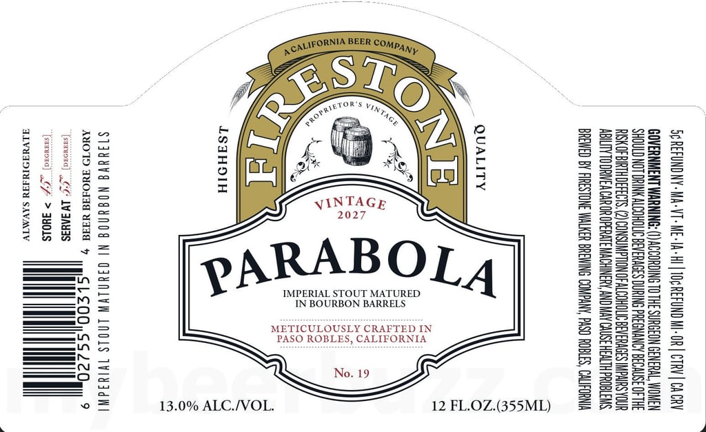 Firestone Walker 2027 Parabola & 2027 Julian Barleywine Ale