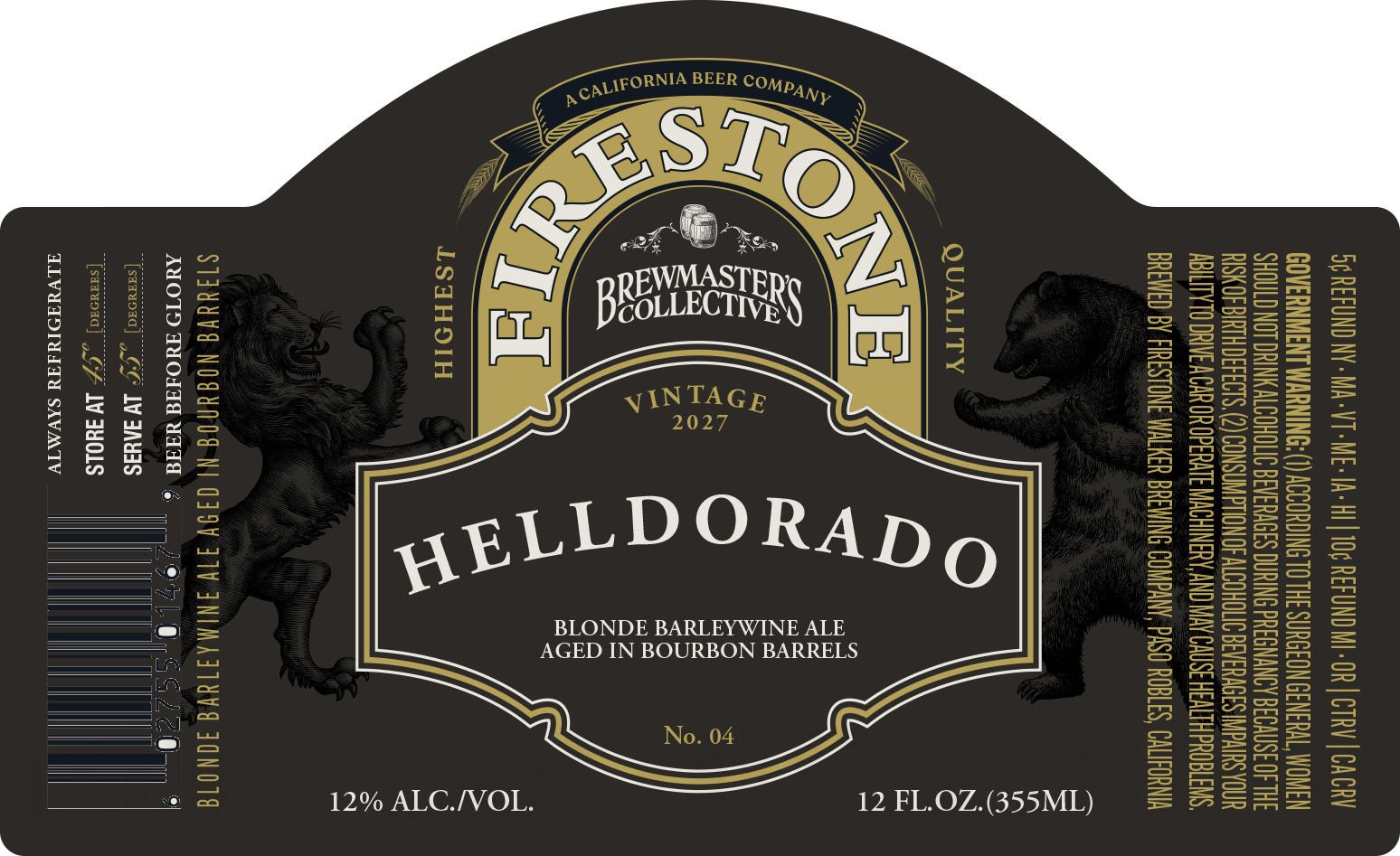 Firestone Walker 2027 Parabola, 2027 Helldorado & 2027 Julian Barleywine Ale 10 Firestone Walker Helldorado