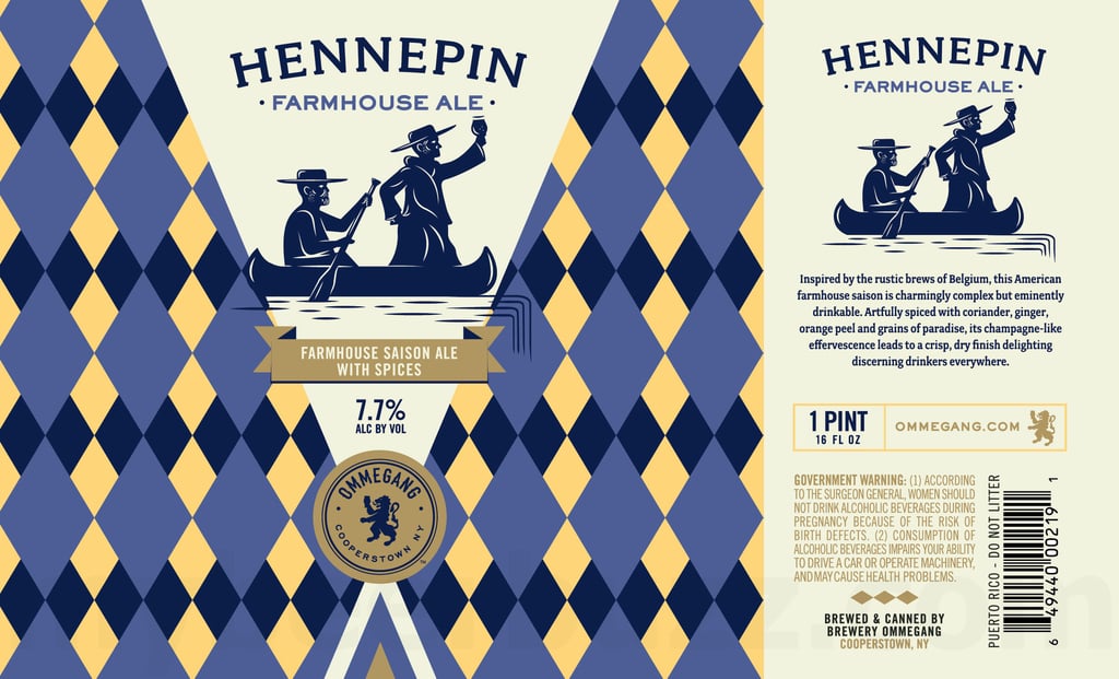 Brewery Ommegang Hennepin 16-oz Cans