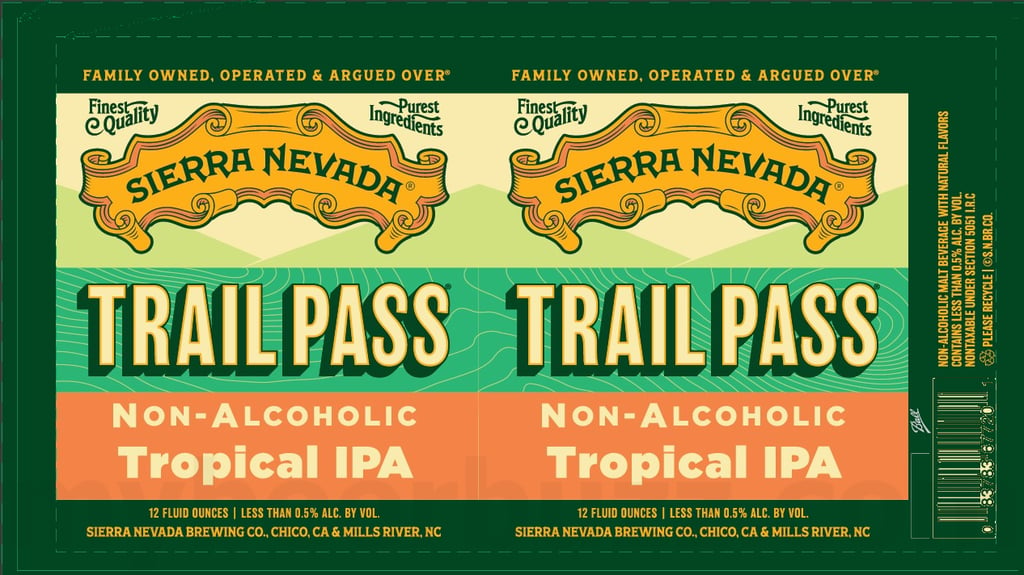 Sierra Nevada Trail Pass Tropical IPA Goining The Non-Alcoholic Family