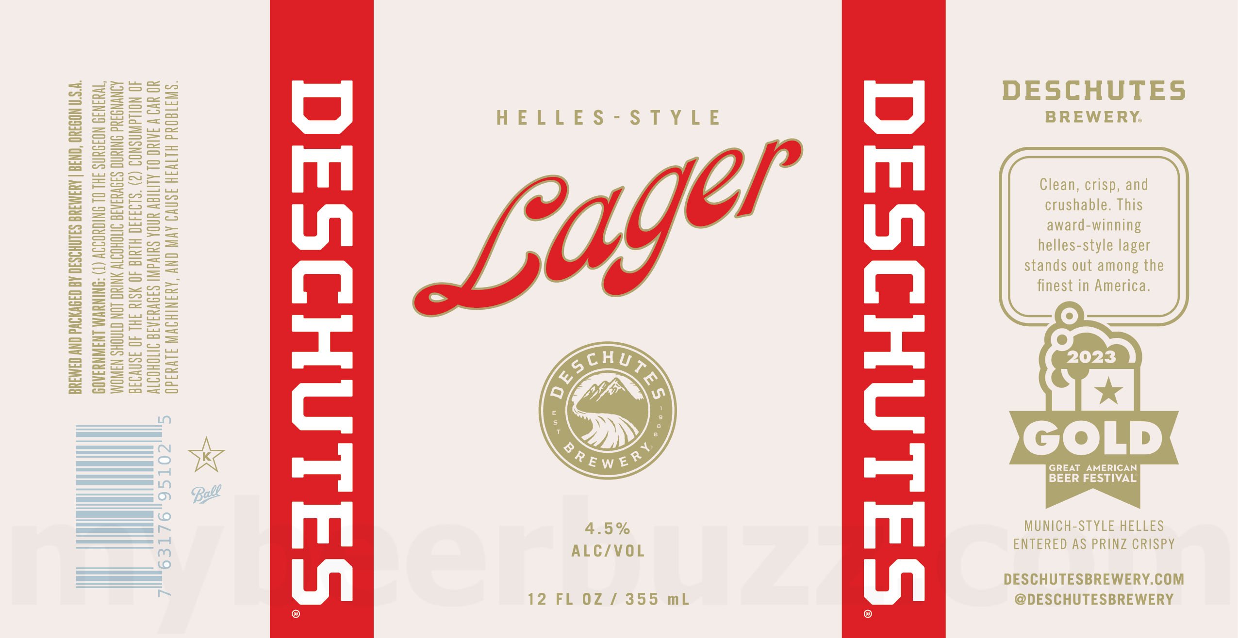 Deschutes Even Funner Hazy IPA & Helles-Style Lager 8 Deschutes Helles-Style Lager