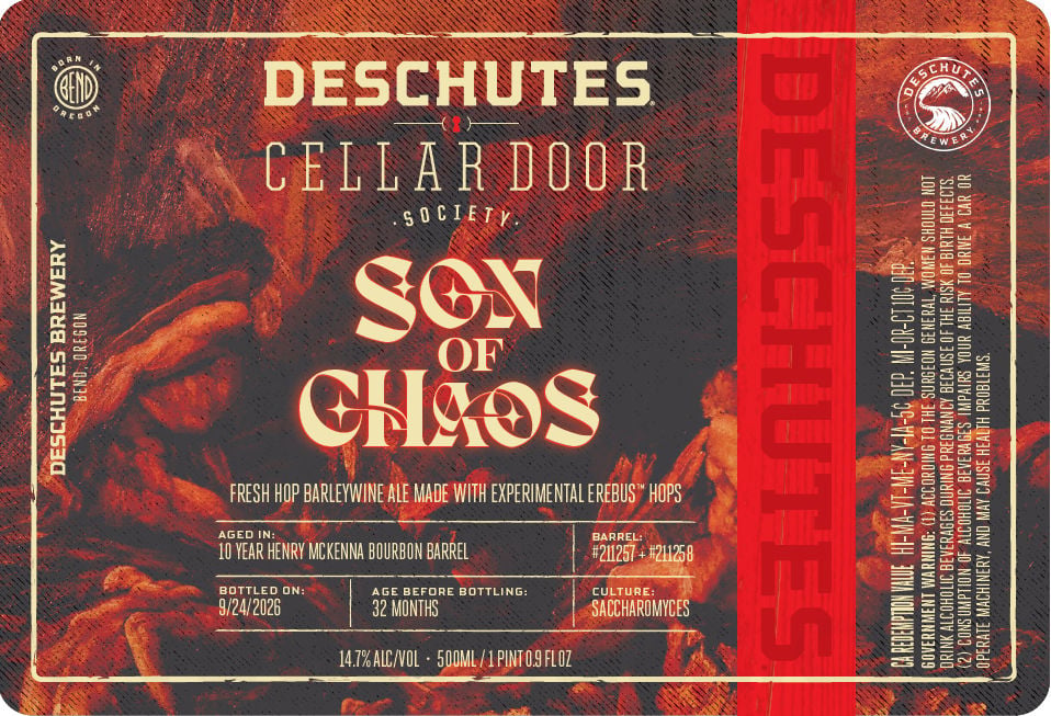 Deschutes Cellar Door Society Son Of Chaos, Adios Verano & Midnight Isle