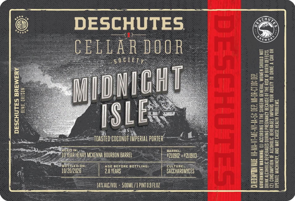 Deschutes Cellar Door Society Son Of Chaos, Adios Verano & Midnight Isle 10 Deschutes Midnight Isle