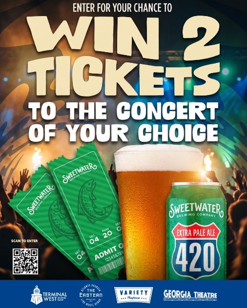 SweetWater Brewing Gives Fans the Chance to Win Tickets to Their Dream Show at AEG Venues Across Georgia
