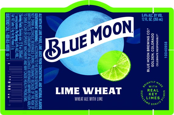 Blue Moon Lime Wheat
