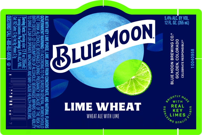 Blue Moon Lime Wheat