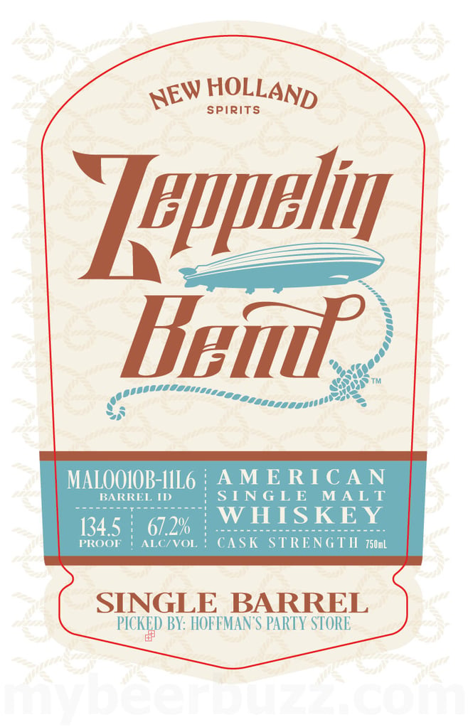 New Holland Spirits Zeppelin Bend Single Barrel Whiskey