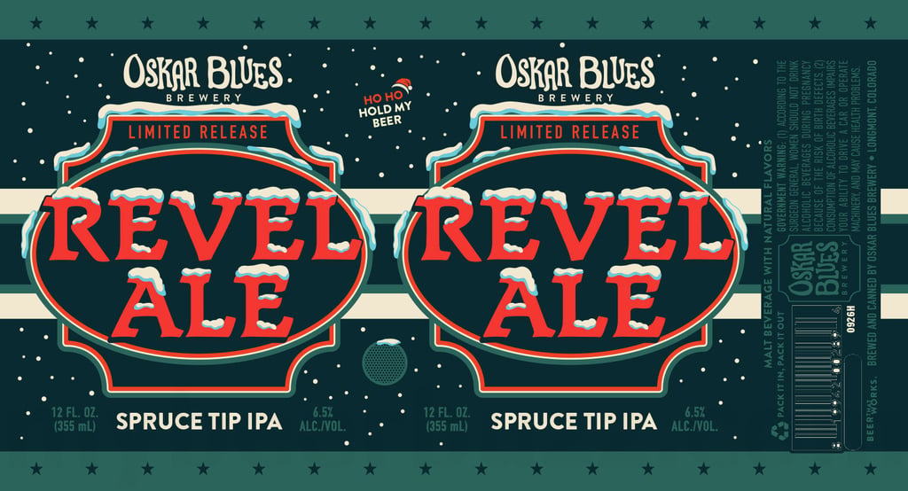 Oskar Blues Revel Ale Spruce Tip IPA 22 Oskar Blues Revel Ale