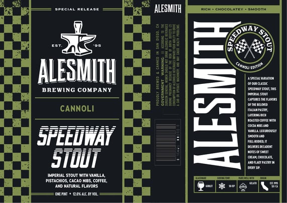AleSmith Speedway Stout Cannoli