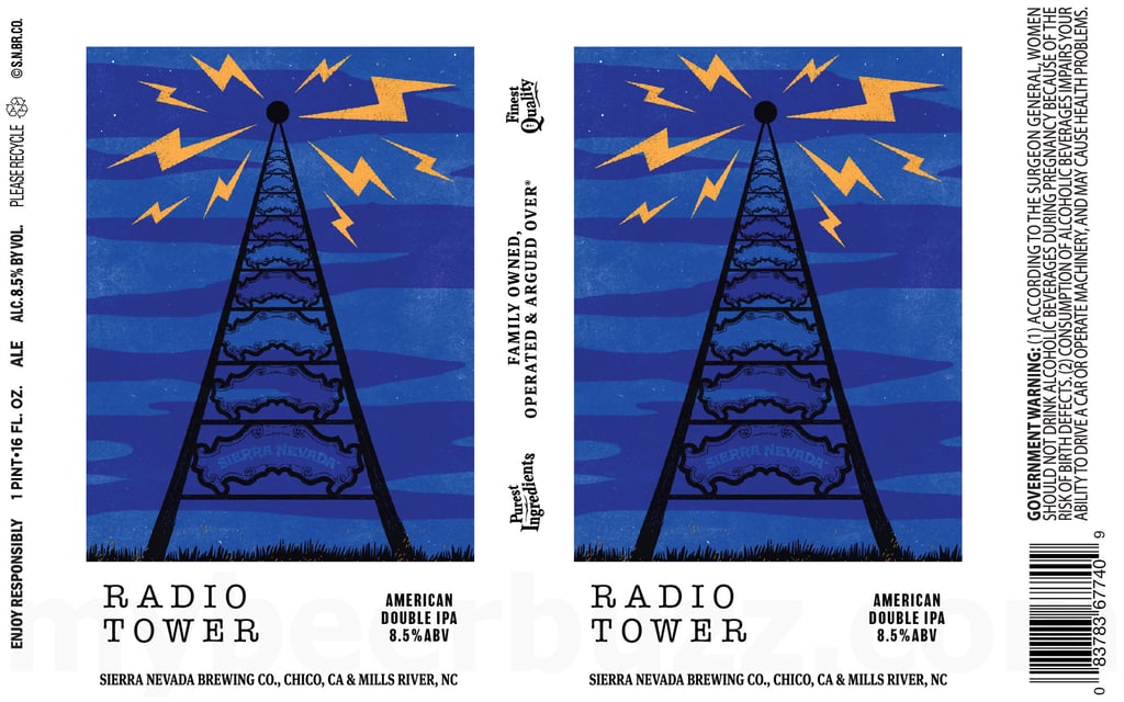 Sierra Nevada Radio Tower Double IPA Coming Soon