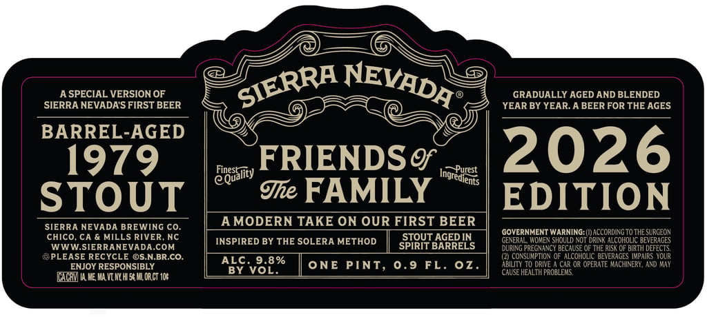 Sierra Nevada 1979 Stout Coming To Friends Of The Family Series