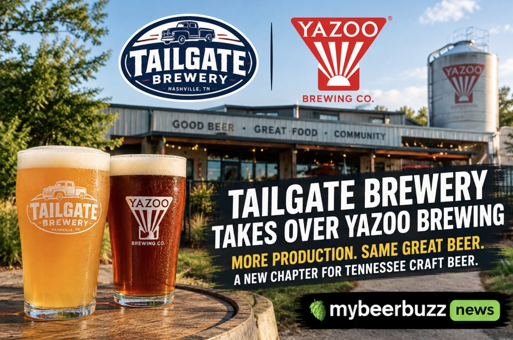 TailGate Brewery Expands as Yazoo Brewing Operations Change Hands