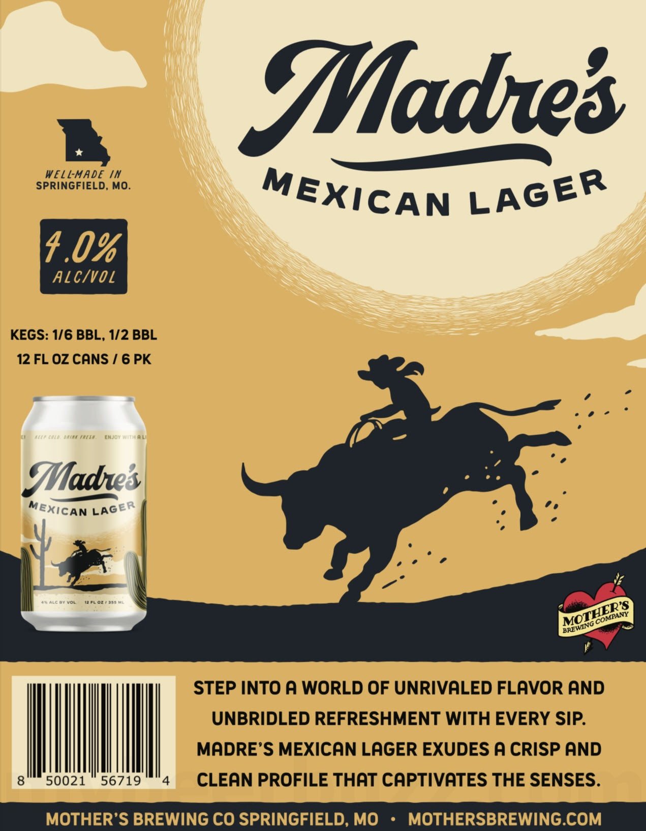 2025 Mother's Brewing Madre's Mexican Lager