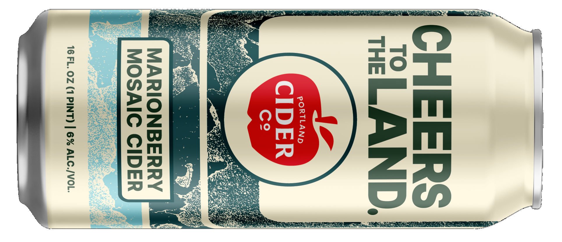 2025 Portland Cider Cheers To The Land marionberry Mosaic Cider 16-oz Cans